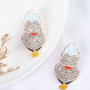 New Ursula rhinestone earrings| The little mermaid | Disney Vi…